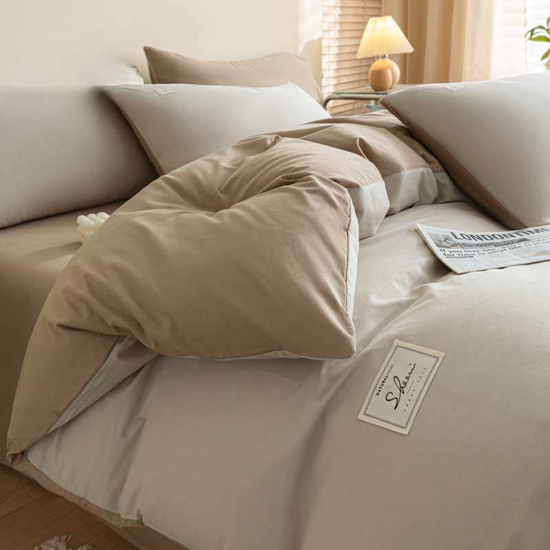 新款全棉水洗棉被套单件秋冬纯棉被罩单人150x200被单四件套,电子元器件市场,其它元器件,淘宝优惠券,粉丝福利购,淘宝优惠卷