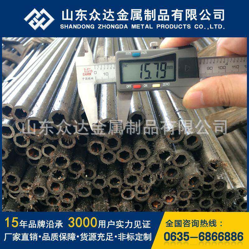 20#/45#精密六棱管 外径16mm内对边10mm 内六方管 外圆内六角钢管