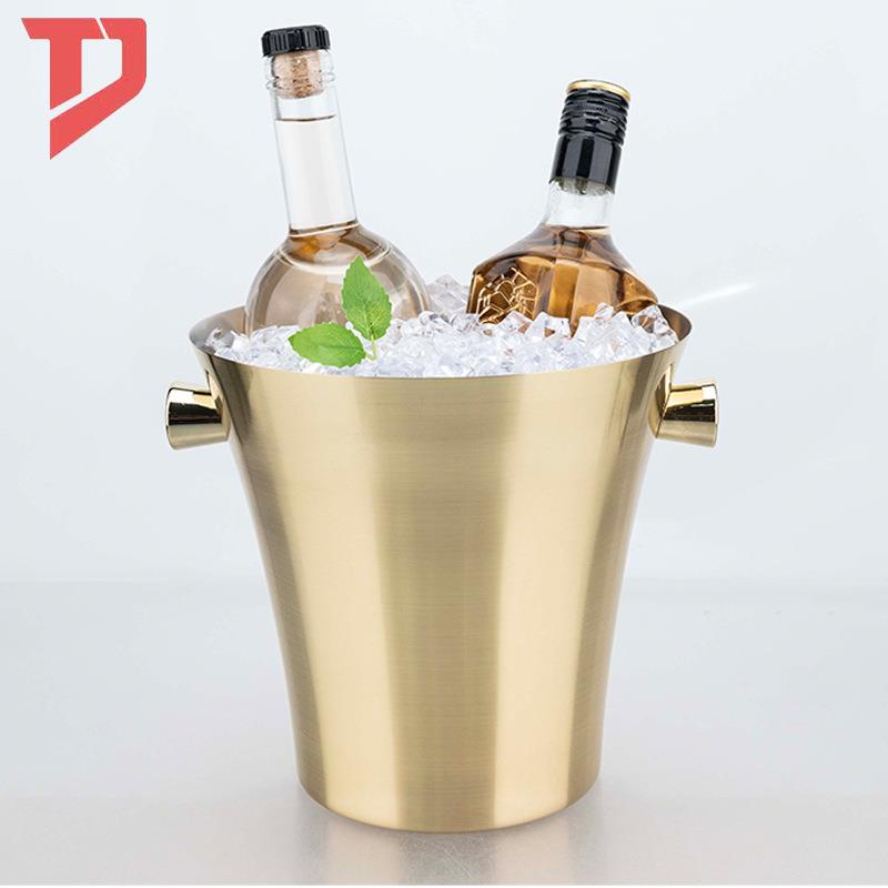 小蛮腰不锈钢冰桶3.5L派对聚会冷却啤酒红酒香槟冰桶创意酒吧摆件