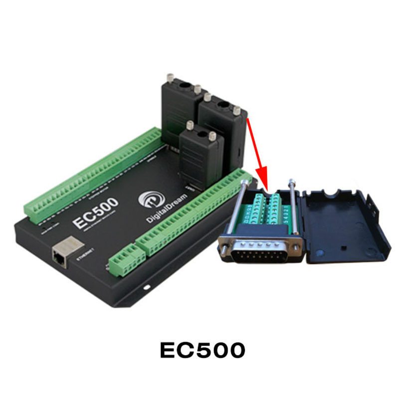 运动控制器6轴以太网mach3雕刻机控制器数控机床控制EC500