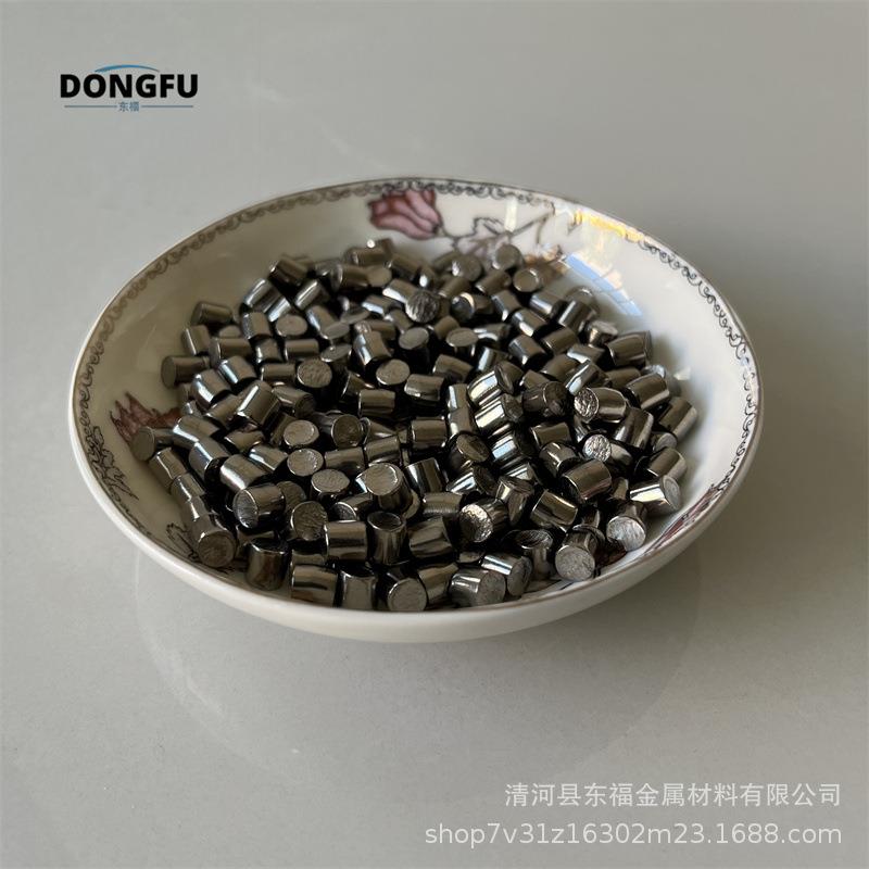高纯钼段钼颗粒钼圆柱6*6mm99.99%蒸发镀膜材料用 科研专用钼粒