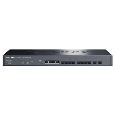 TP TL-SG2414F 全千兆Web网管交换机/10SFP+4GE 10口光交换机