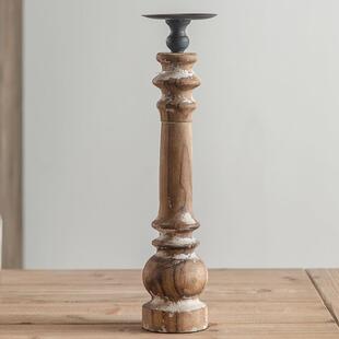 美式村复古做旧蜡台民宿门厅玄装关摆件装饰乡品婚庆拍MBK016、摄