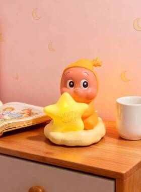 款可爱星星人灯卡充电触通碰49476星星超经系列晚款安拍拍灯典居