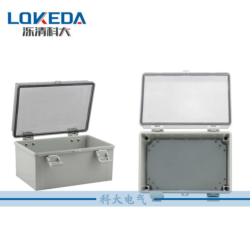 科大电HOW气直销扣透转明合页搭式盖塑料防水中接线箱阻燃带铰链