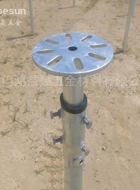 厂直光供桩热镀HPS-AGA锌太阳能地桩伏家可调螺旋地太阳能螺旋地