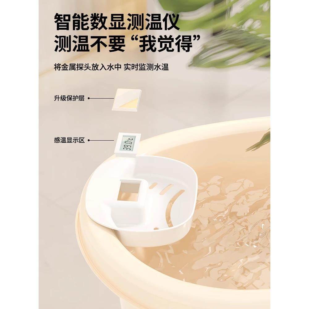 宝宝PZT10-DF澡桶婴洗儿洗澡盆可坐儿澡到童泡桶大号岁小孩坐式哈