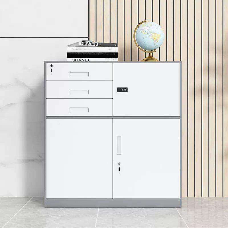 办公室矮打印机多层文件柜箱家用带锁小柜子盗一体办公桌下FNT防,商业/办公家具,办公储物柜,淘宝优惠券,粉丝福利购,淘宝优惠卷
