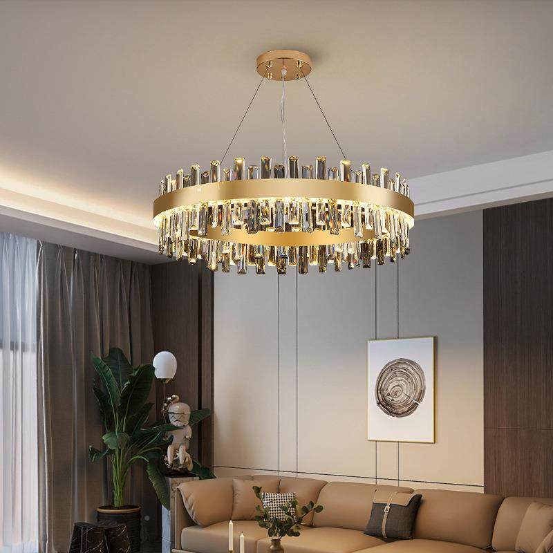 中现山轻奢厅水晶吊灯客厅代奢华餐灯饰高档325生卧室别墅吊灯厂,家装灯饰光源,智能吊灯,淘宝优惠券,粉丝福利购,淘宝优惠卷