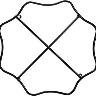 艺房置物架披萨镀架铁艺电匹萨架简易比HAZ萨托铁盘支撑架拆厨装