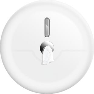 大盘纸中心盒子公厕纸巾盒自共动断纸盒免183打孔防所水纸抽巾盒