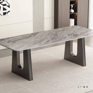现代奢石桌脚餐桌腿支ZWW架锈钢桌架岩板台书茶石桌底座大理桌不