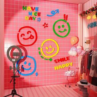 民宿区打卡墙房面置装饰背景户外营室内风网红小院互XIQ露动间布