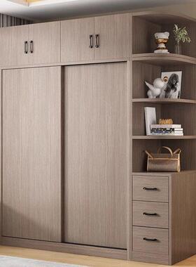 Ya衣柜家k-34234l用卧室简约现代小户推拉门衣房橱出租房型收纳柜