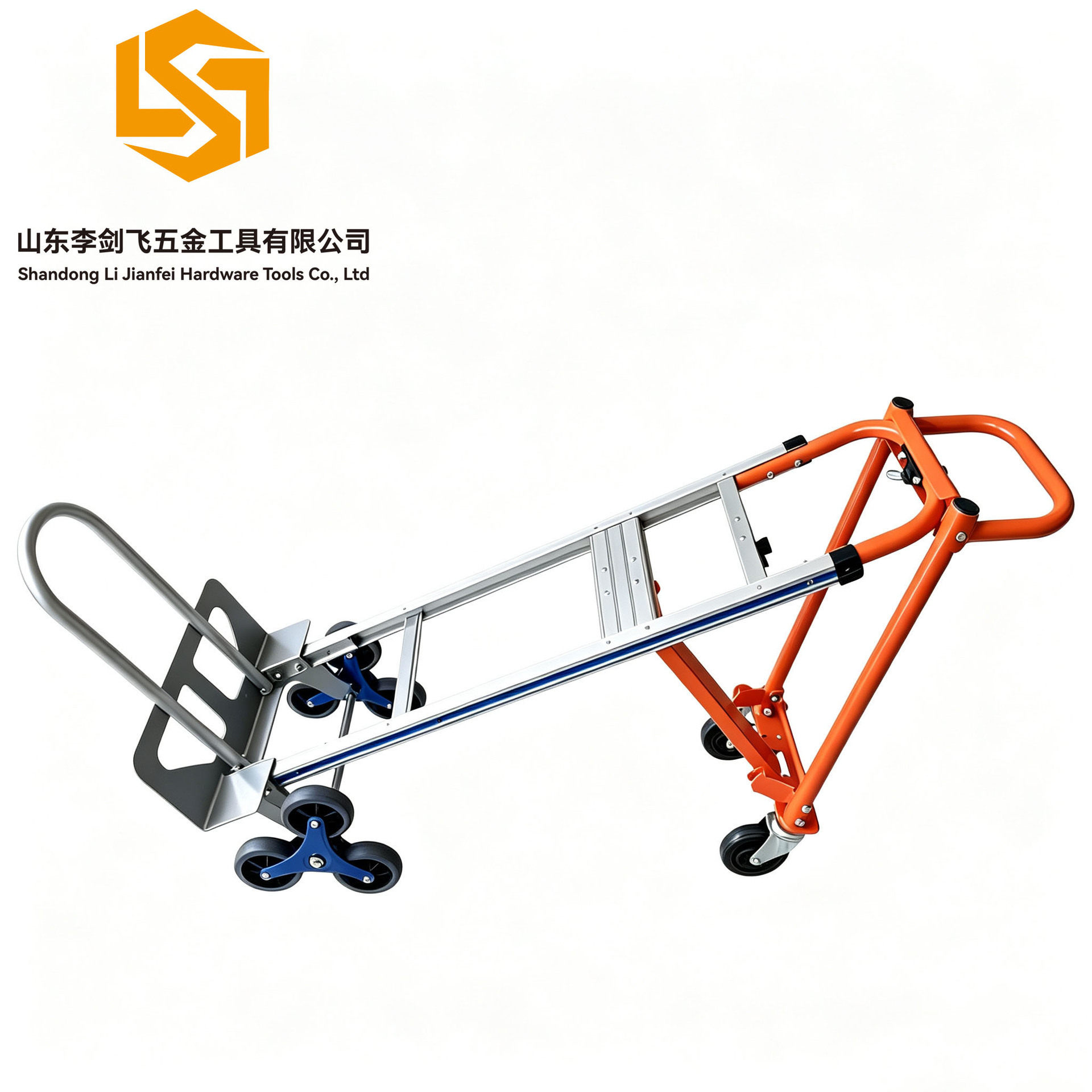 厂家直供工具车铝合金手推车可折叠搬运车物流车拉货车重型爬楼车