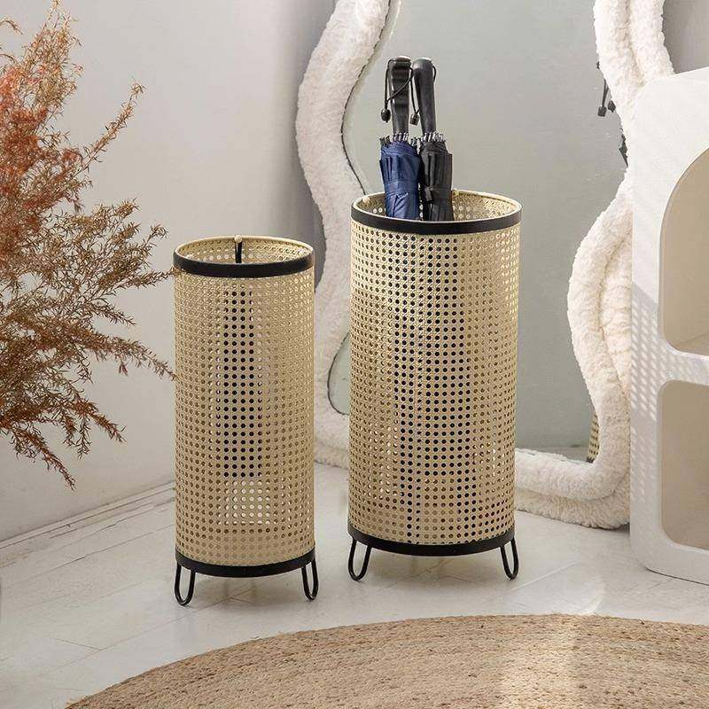 藤编镂空雨伞收纳架新中式民宿雨伞桶家用挂伞阳台入户置物沥水架,机械设备,其他机械设备,淘宝优惠券,粉丝福利购,淘宝优惠卷