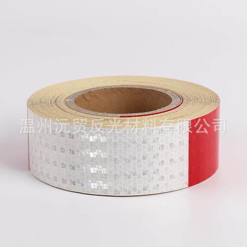 货车反光贴条汽车红白车身贴交通车辆夜光警示标识