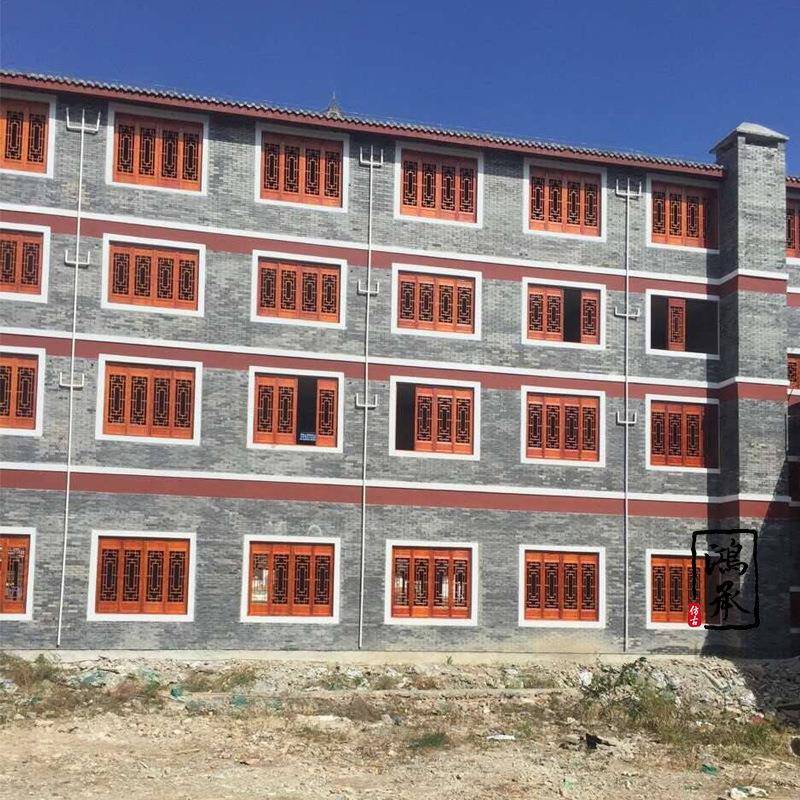 现货东阳木雕实木仿古窗户窗格中式古典古建筑门窗仿古木门窗