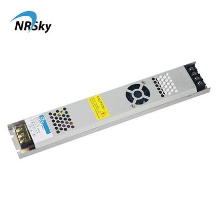 1224V300W长条超薄灯箱电源LED卡布软膜灯箱灯带广告专用电源