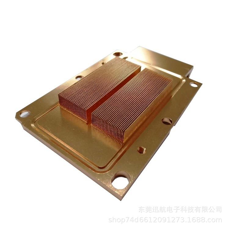 直销水冷散热片铲齿散热器服务器工控高密齿散热片