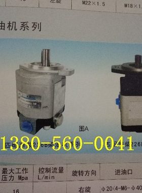 压路机 转向助力泵 QC20/14-226BA 合肥力威汽车油泵