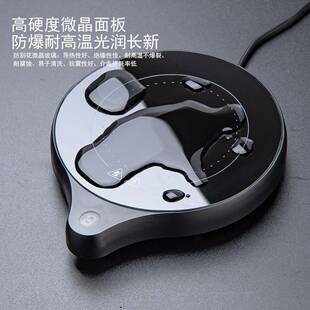 可烧水100°暖杯保温底座自动电加热微晶炉110-240V恒温煮沸杯垫