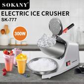 Sokany777不锈钢碎冰机家用电动奶昔冰沙机IceCrusher