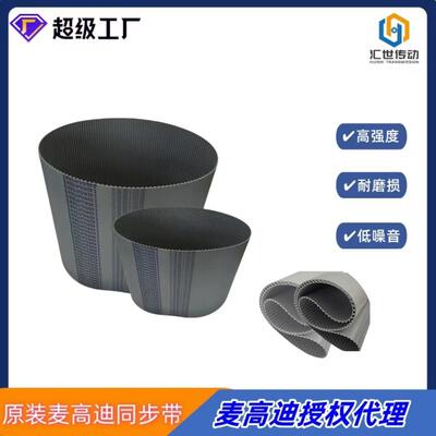直销麦高迪T101560宽度20mm聚氨酯钢丝无缝同步带耐磨损