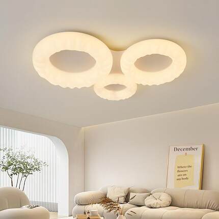 客厅吸顶灯现代简约大气led卧室灯2024新款中山灯具智能控制