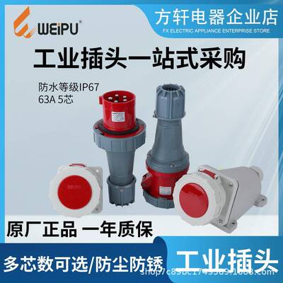 WEIPU威浦插头座TYP675392459246924575292463A3P+N+EIP67