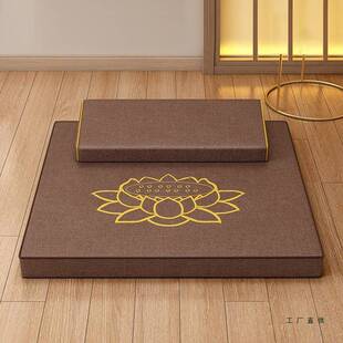 打堂坐禅修F98H9T58垫拜佛冥想静禅垫蒲跪团拜垫垫家用佛坐椰棕坐