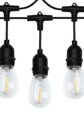 s14太阳能灯串暖白色户外庭院装饰照明灯