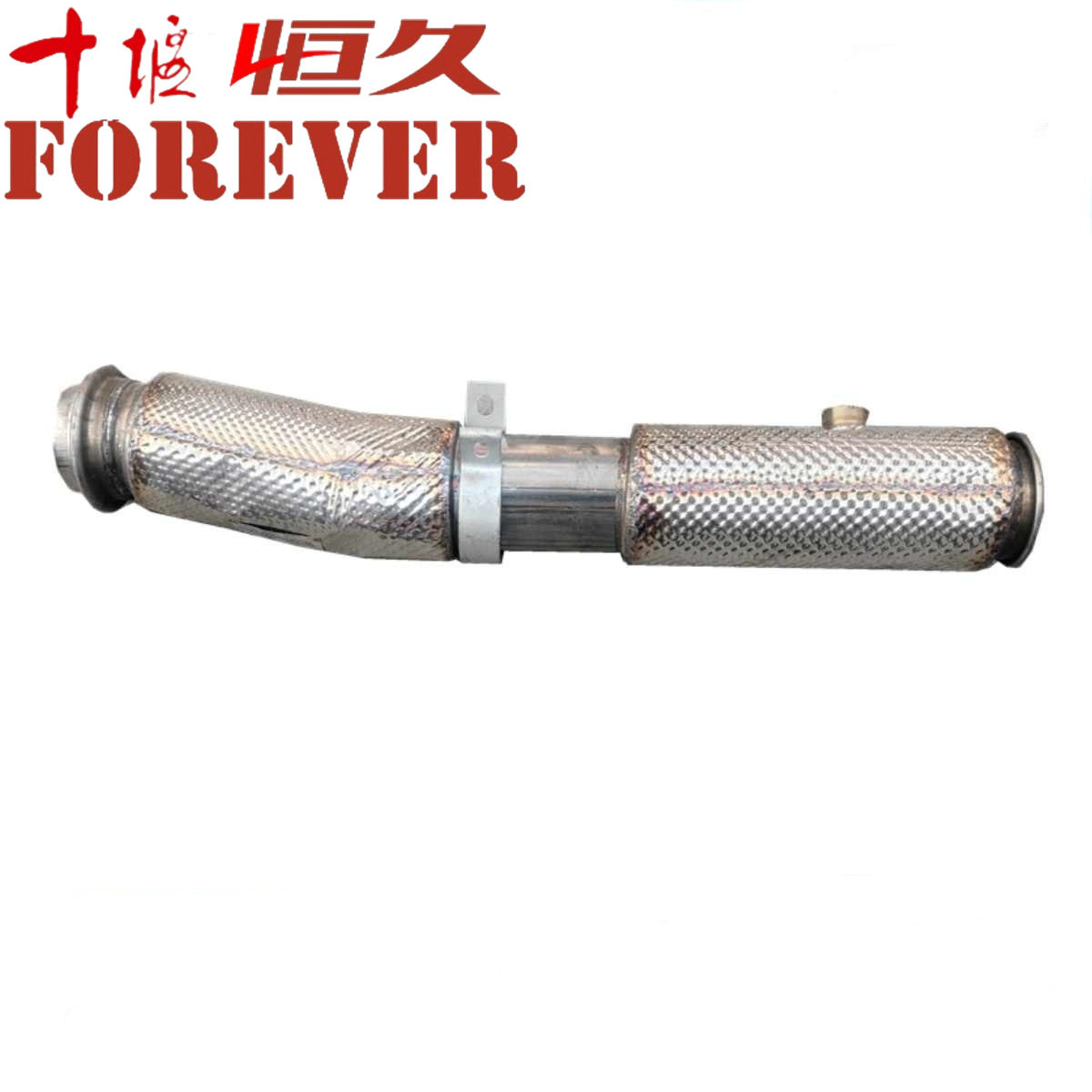 东风天锦国六消声器排气管处理器排气管带保温层1203020-KR110