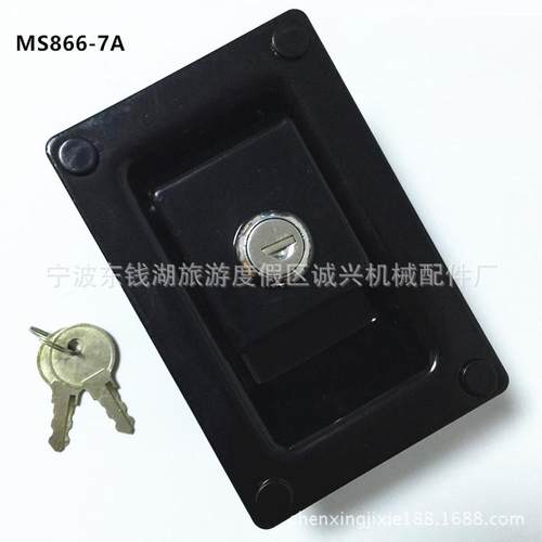 电柜门锁MS866-7A发动机组平面锁汽车门锁防音设备箱面板锁机械锁