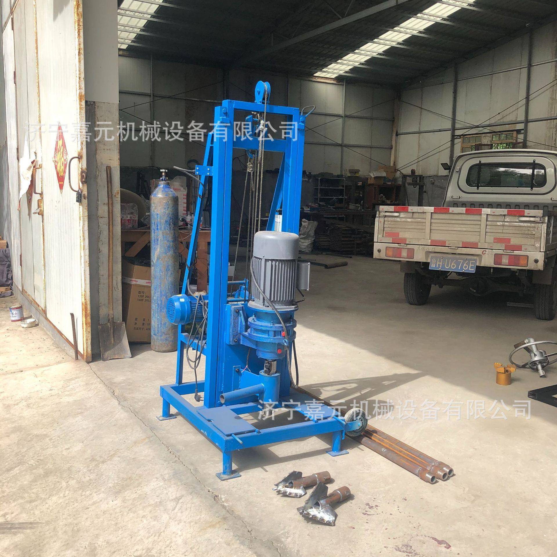 农用便携式打井机小型家用水井钻机农村打井伸缩式打水井钻井机