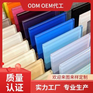 宁波10mm专业彩釉玻璃橱柜厨房衣柜柜门烤漆玻璃钢化玻璃