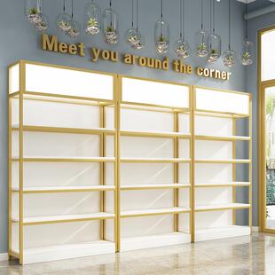 超市货架置物架多层隔板展示架陈列柜美容院护肤品展架产品展示柜