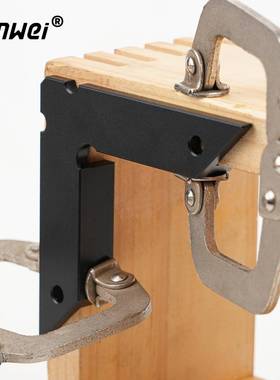 直角夹靠山木工合角金90度直定位器L块尺铝木81270工版固定拼夹具