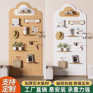 实ct#74837木板洞洞定制层板板材加工墙面物架加木制置品工切割墙