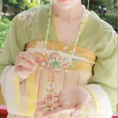 刺绣中荷花璎珞脖香囊挂新式 载旗袍 香囊球汉服饰品车600装