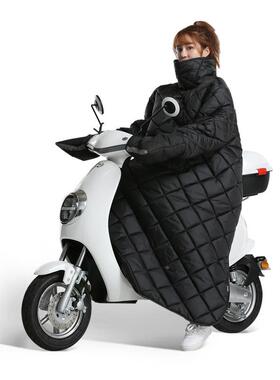 新款冬季电动车挡风套被防水厚保暖托加带把74696摩车挡风衣户外