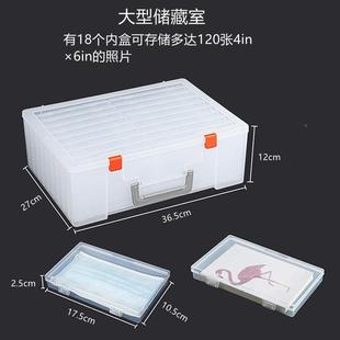 B元 新大容量透明1款 226 PP多格金zs 件整理 8盒小五盒手提收纳套装