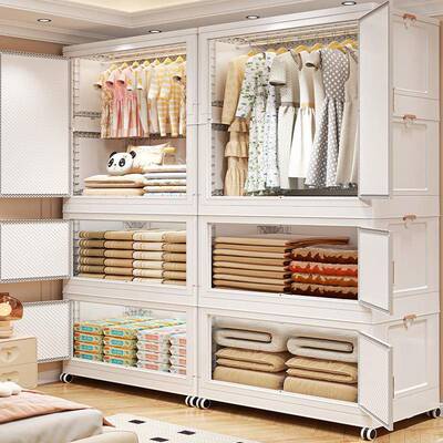 卧室衣物面M7QQ9964整理宽100柜棉被收纳柜高颜值成人衣储物架衣