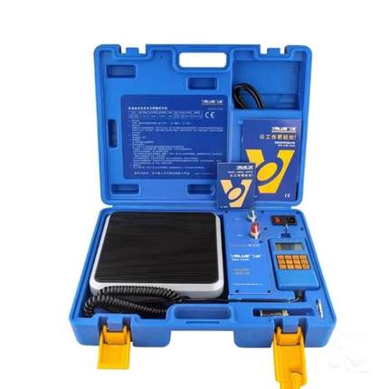 飞越媒定量加氟电子称VSES-50AVE-100BVES-50AVES-50B冷空调加氟