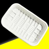 1912B加厚CZZ生托盘一性塑料托超市蔬菜盘水果打包鲜次盒PP无盖碟