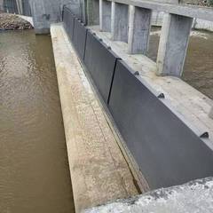 钢坝闸门闸底钢横轴液压坝41627闸门水库翻板合页坝门液压升降钢