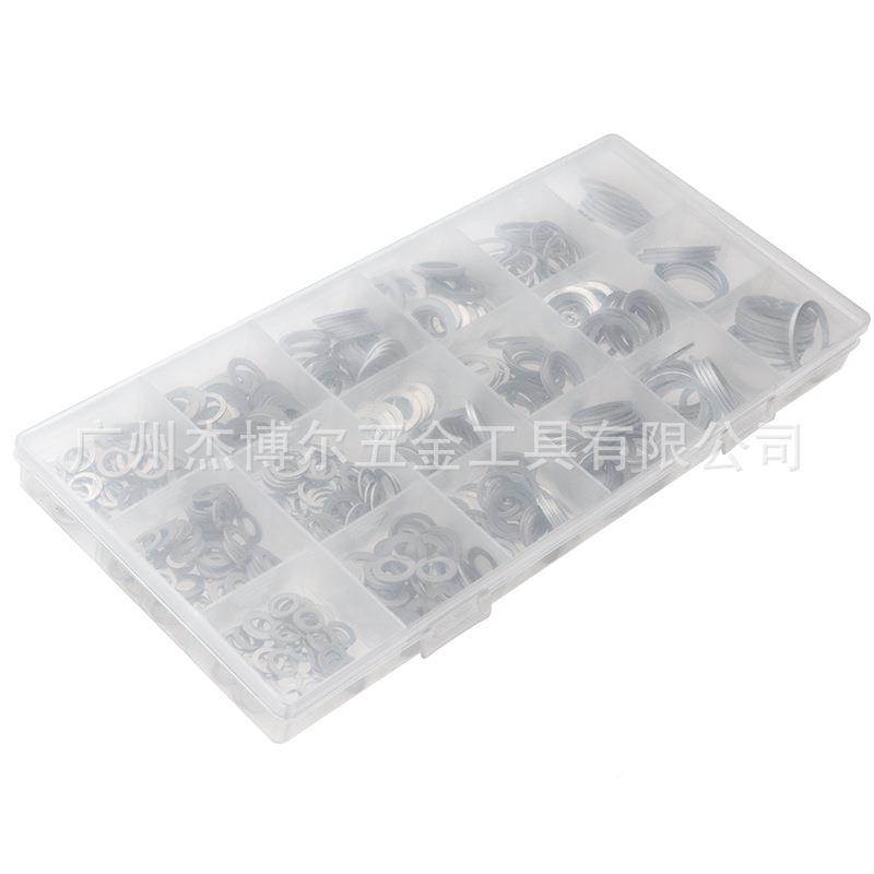 40pcs盒装铝垫圈片密封垫优质耐高5温铝圈组垫合套装759平垫圈