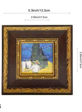 画画框实木相框定制欧式复古画装裱油B11459自装挂墙框上木质小框