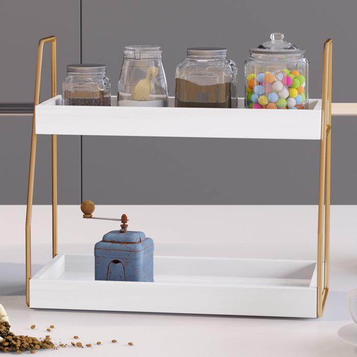 铁结合双木层面纳架多用途厨房L3.26台面置物桌架木制浴收室收纳,收纳整理,书桌收纳置物架,淘宝优惠券,粉丝福利购,淘宝优惠卷