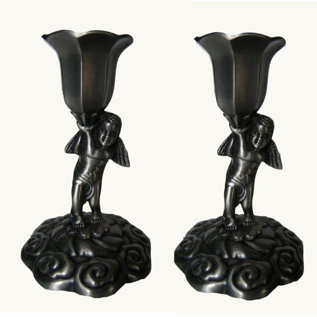 外贸单头小天使蜡烛台弥撒礼仪用品情人节烛光摆件（一对）,纺织面料/辅料/配套,纺织机械配件,淘宝优惠券,粉丝福利购,淘宝优惠卷